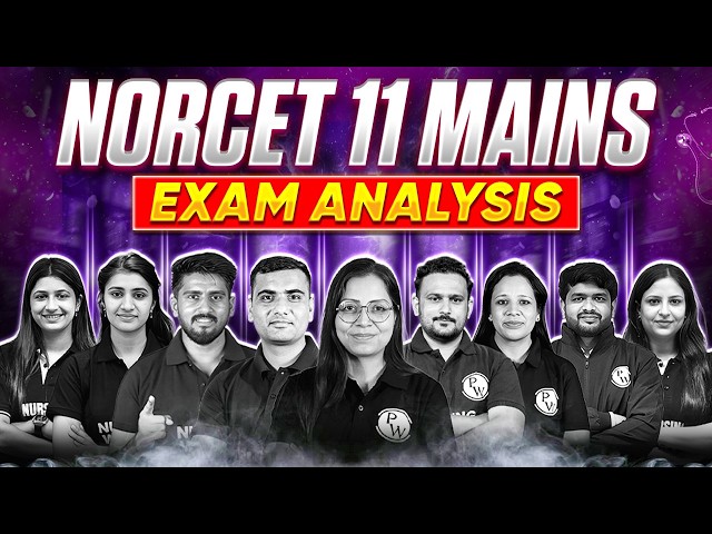 NORCET 11 Mains Paper Analysis | Complete Questions & Solutions | NORCET 11 Mains