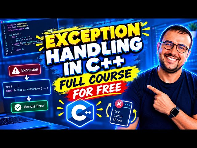 Exception handling in C++ full course for FREE
