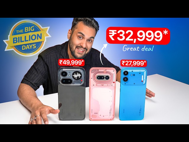 Great Camera Phone Deal around ₹30000 from NOTHING - Flipkart BBD Sale !