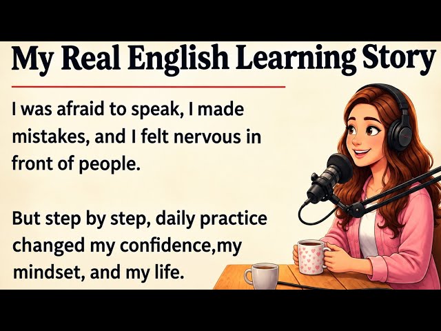 My Real English Learning Story | From Fear To Fluency | Learn English Through Story Level 3 