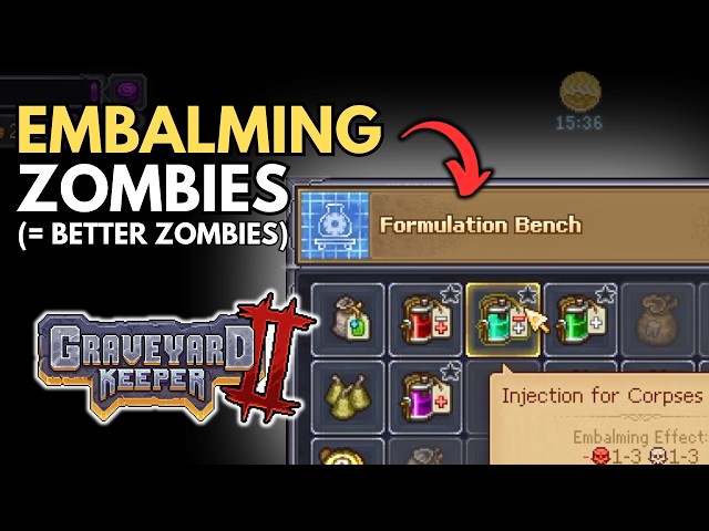 How Embalming Zombies Work in Graveyard Keeper 2