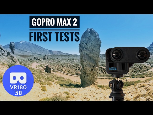[8K][VR180 3D] GoPro Max 2 modded for VR180 - first tests