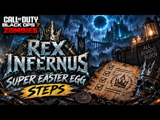 Black Ops 7 Zombies: Rex Infernus SUPER EASTER EGG Steps! 🔥 Toy Warden + Final Encounter Unlock