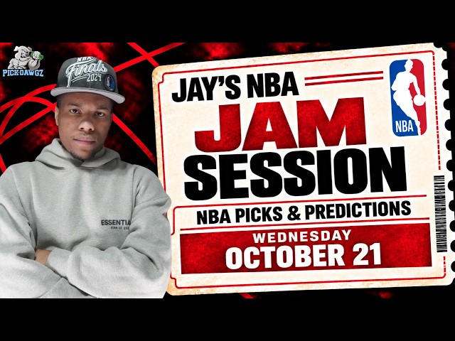 NBA Picks Wednesday 10/21/26 | Jay's NBA Jam Session