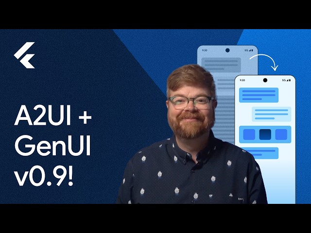 A2UI 0.9.0 and GenUI