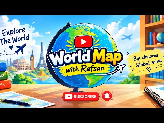 How to paint world map ...