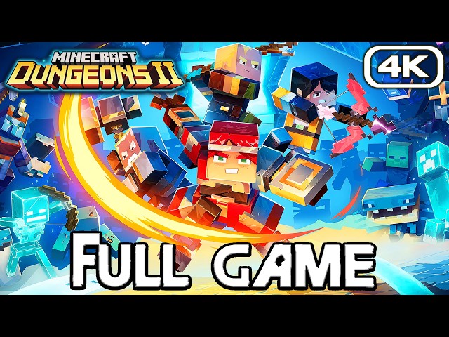 MINECRAFT DUNGEONS 2 Gameplay Walkthrough FULL GAME (4K 60FPS) No Commentary
