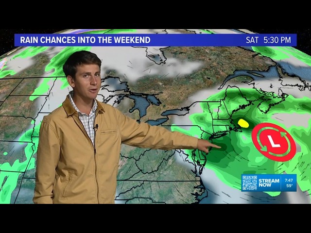 Fall vibes continue through weekend -- close call with coastal system