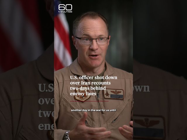 U.S. officer shot down over Iran recounts two days behind enemy lines #shorts