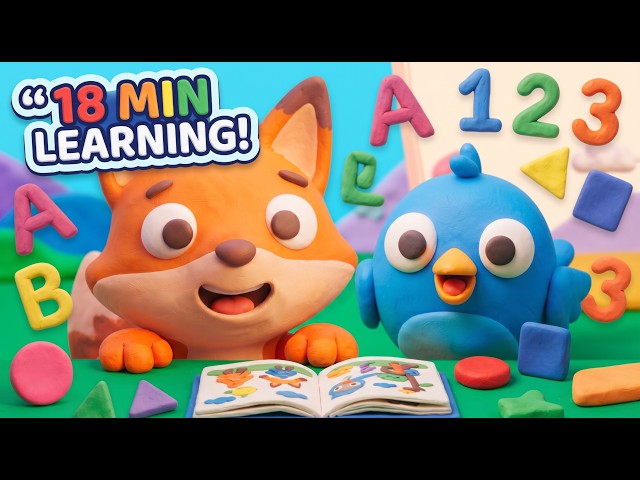 Milo & Pip's Learning Adventure | ABC, Colors, Counting, Shapes & Animals for Kids