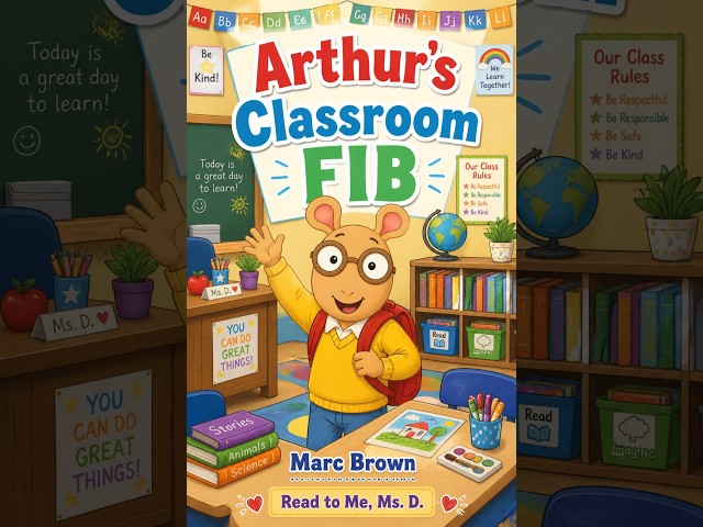 📚✨ THIS IS A PREMIERE! ✨📚🐵📖 Arthur’s Classroom Fib by Marc Brown