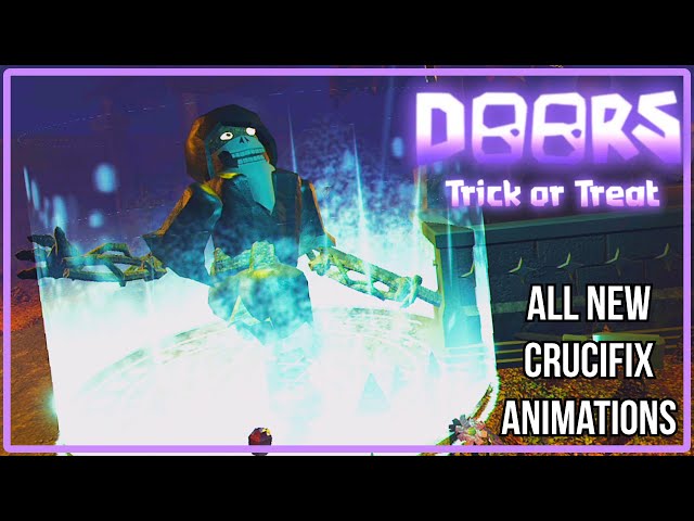 All New Crucifix Animations - Roblox DOORS: Trick or Treat Update