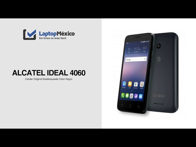 Celular ALCATEL IDEAL 4060 8GB 4.5" Android Lollipop Original Desbloqueado BLACK.