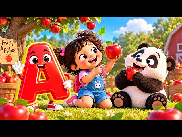 ABC A to Z Magic Adventure 🔤✨ | Mimi & Panda Learn Alphabet with Fun & Dancing | Kids Learning