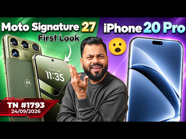 Xiaomi 18 Pro Max First Look,OnePlus 16 AnTuTu,Moto Signature 27,iPhone 20 Pro 😮, vivo X500-#TTN1793