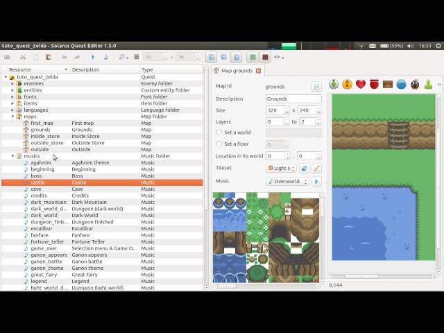Solarus 1.5 Tutorial [en] - Basics #5: The quest tree