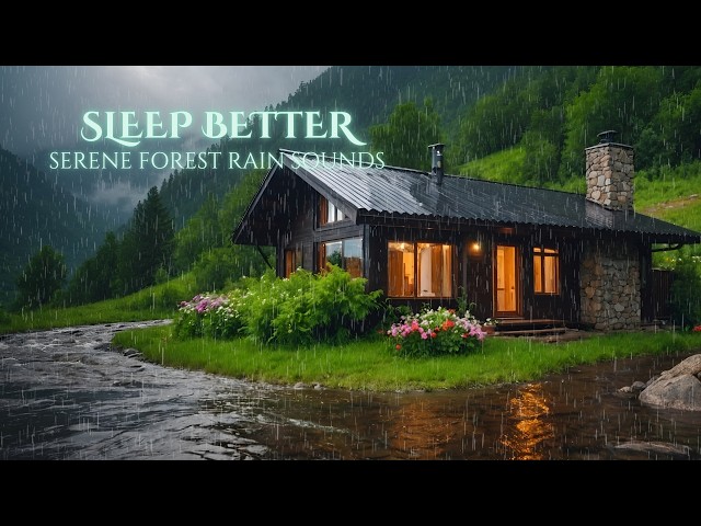 🌧️ Serene Forest Rain for Better Sleep | Rain Sounds for Sleeping
