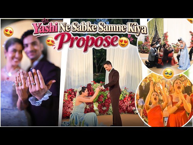 Yashi ne kiya sbke samne propose 