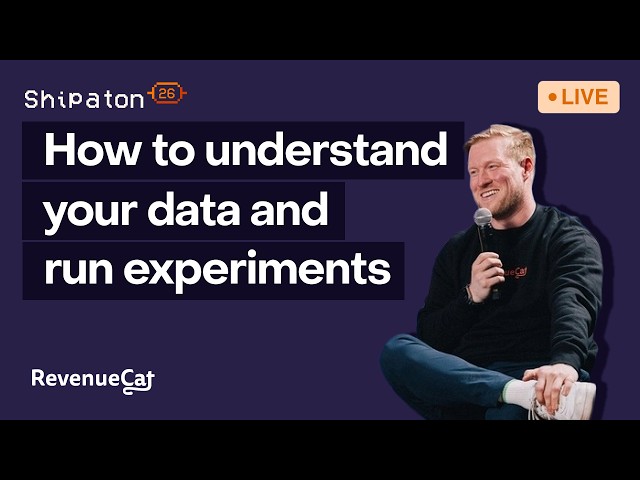 How to understand your data and run experiments [Shipaton 26]