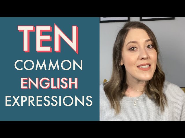 10 Common English Expressions for Fluency | Word Pairs | An English Nerd