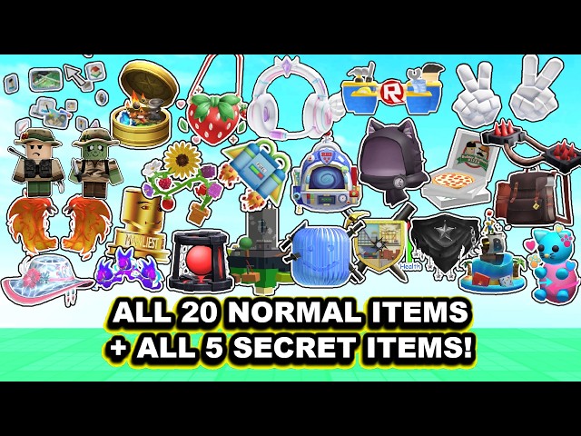 How To GET ALL 5 SECRET and 20 NORMAL ITEMS + BADGES | The Hunt: Roblox 20 [EVENT]