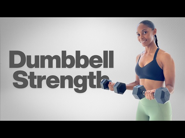 20 minute Full Body Strength & Tone Dumbbell Workout you can do Daily!
