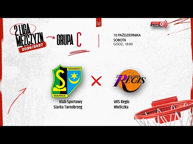 Klub Sportowy Siarka Tarnobrzeg - UKS Regis Wieliczka (2 LM)