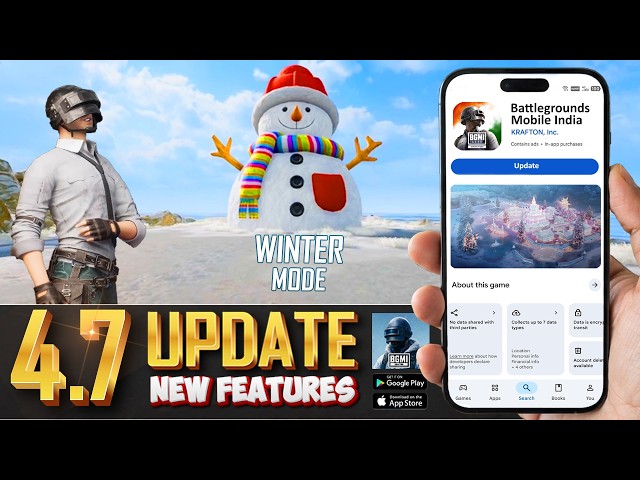 BGMI New Update 4.7: Winter Mode Gameplay, Features & Expected Changes