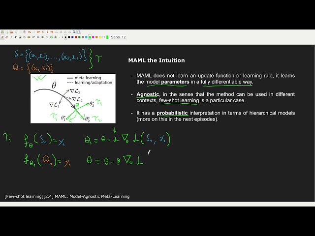 [Few-shot learning][2.4] MAML: Model-Agnostic Meta-Learning