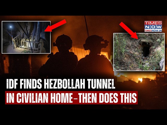 IDF Finds Hezbollah TERROR TUNNEL Hidden In Civilian Home In Lebanon's Al-Mansouri, Then Does This..