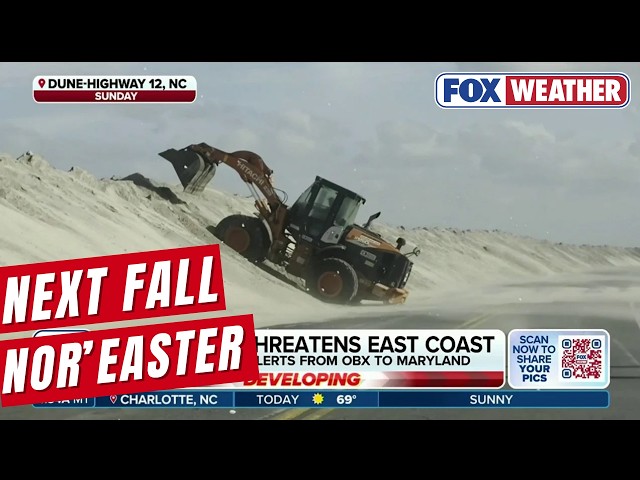 Next Nor'easter Of The Fall Targets The East Coast With Intense Conditions And Coastal Flooding