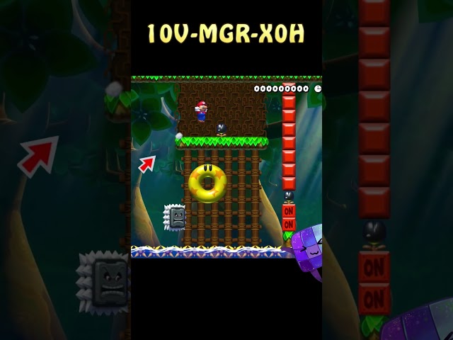 Platformer Jungle Jump ⭐ Super Mario Maker 2 #short #speedrun #supermario #mario