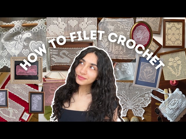 how to *actually* start FILET CROCHET | step-by-step tutorial with 3 easy methods