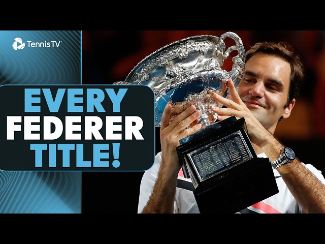 EVERY Roger Federer Career Singles Title 🏆