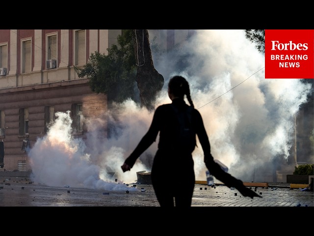 BREAKING: Students And Police Clash During Fourth Day Of Education Protests In Tirana, Albania
