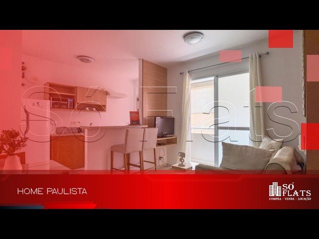 Paraíso - São Paulo | Tour Virtual Apê Mobiliado 38m² Home Paulista