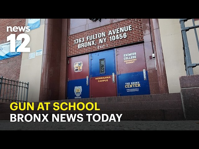 Bronx News Today: Teen caught with gun at school, double shooting