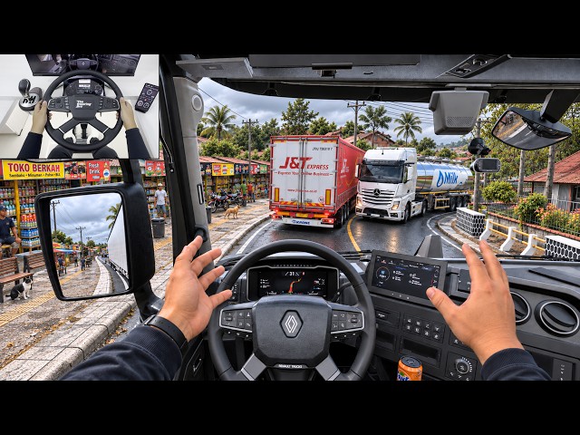 Narrow Roads & Heavy Traffic - Euro Truck Simulator 2 (DLSS-5) | Steering Wheel Gameplay