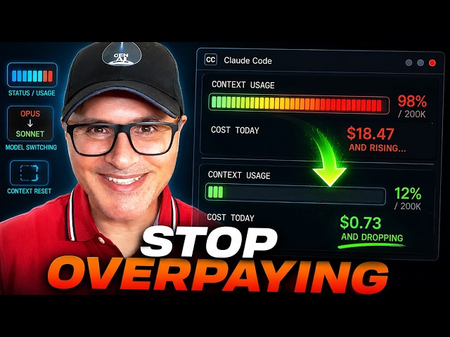 Stop Wasting Money in Claude Code: 3 Simple Tips