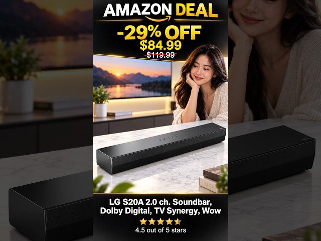 LG S20A Soundbar Review: Upgrade Your TV Audio with Dolby Audio and Smart LG Features
