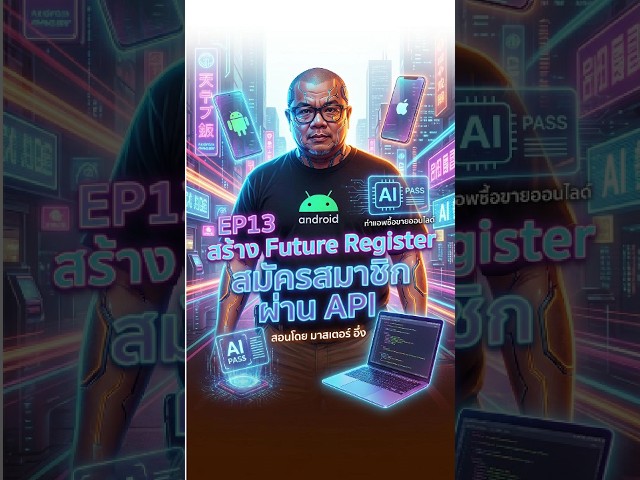 EP13 สร้าง Future Register สมัครสมาชิก ผ่าน A