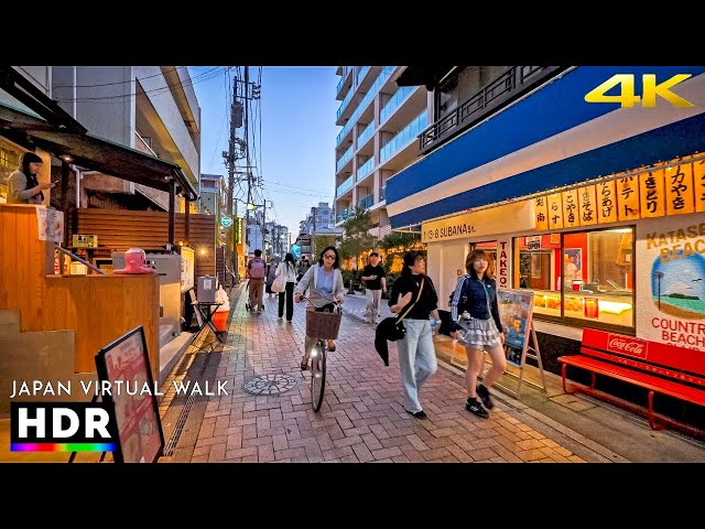 Sunset Walk Around Seaside Town of Kamakura, Japan • 4K 60fps HDR