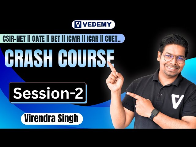 DBT-JRF 2020 Crash course | Session-2 ||CSIR-NET||GATE||DBT||ICMR