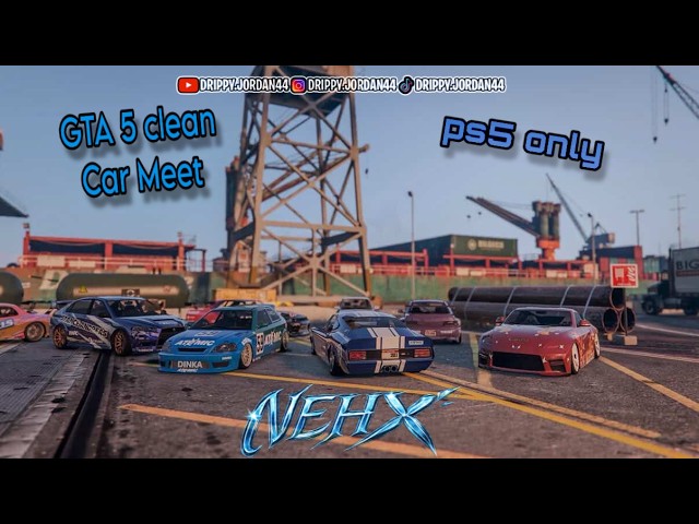 GTA 5 CLEAN Car Meet PS5/PS4 — Сходка / Участвовать может каждый