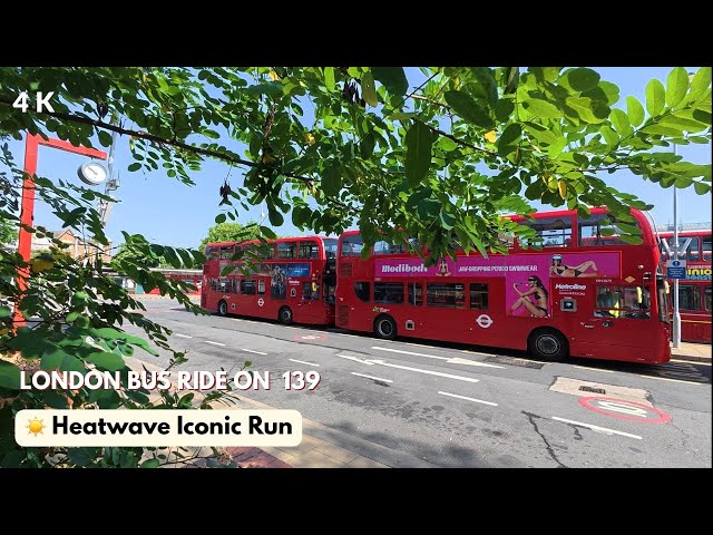 ☀️ Heatwave Iconic Run: Golders Green to Waterloo via Bus 139 – 33°C of Pure London Magic