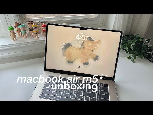 macbook air m5 unboxing (15") + review ✦