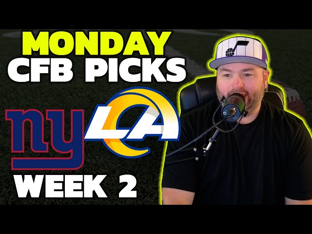 Giants vs Rams Monday Week 2 NFL Picks with Kyle Kirms - September 21st