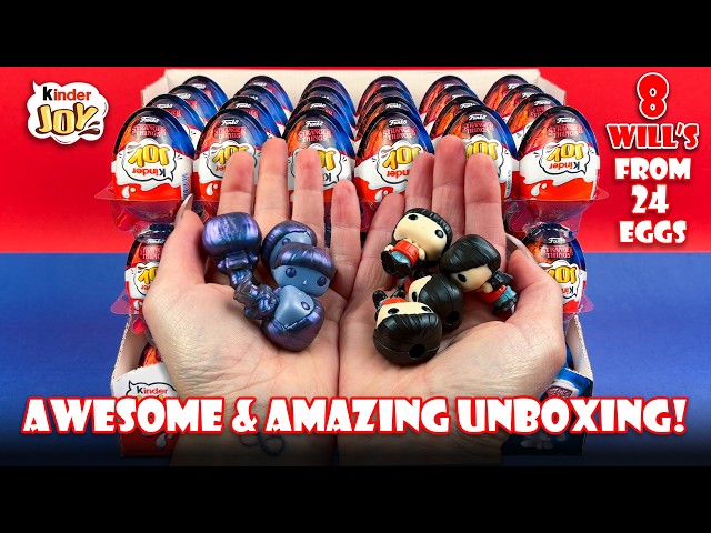 👾 Kinder Joy Funko Stranger Things Codes! Unboxing 8 Wills from 24 Eggs & More Rare Toys!