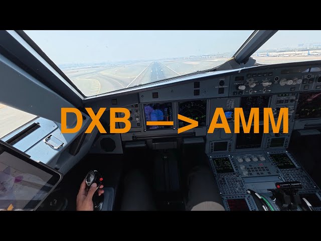 FULL FLIGHT POV: Dubai to Amman | Basic aircraft pressurization explained