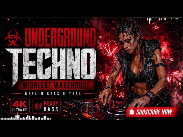Dark Underground Techno 2026 🔴 LIVE | Berlin Afterhours Warehouse Session